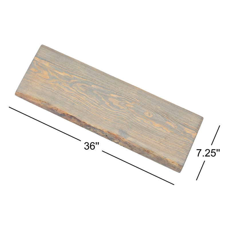 Tablette en bois massif 2 pièces Arzilla