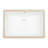 18"X12" Rectangular Ceramic Undermount Bathroom Sink With Overflow - Elegant Design, Smooth Surface For Renovation White Modern Classic Style, Acid Resistance Restroom
