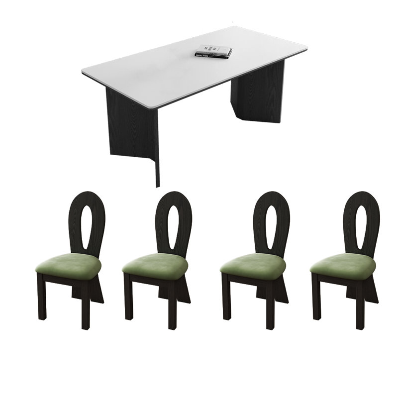 Ensemble de salle à manger Haneefa 31,4 W, H 29,5 po x L 70,8 po x l 31,4 po
