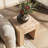 Elise Solid Wood Sled End Table-127791886