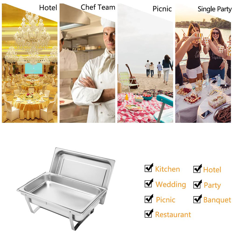 Stainless Steel Rectangle Chafing Dish