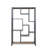 Brantley Antique Oak & Sandy Gray Finish Bookshelf
