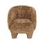 Natural Vegan Shearling Accent Chair-675092097