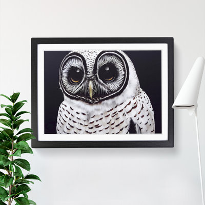 XH1022-8647X Superb Owl - Single Picture Frame Painting
