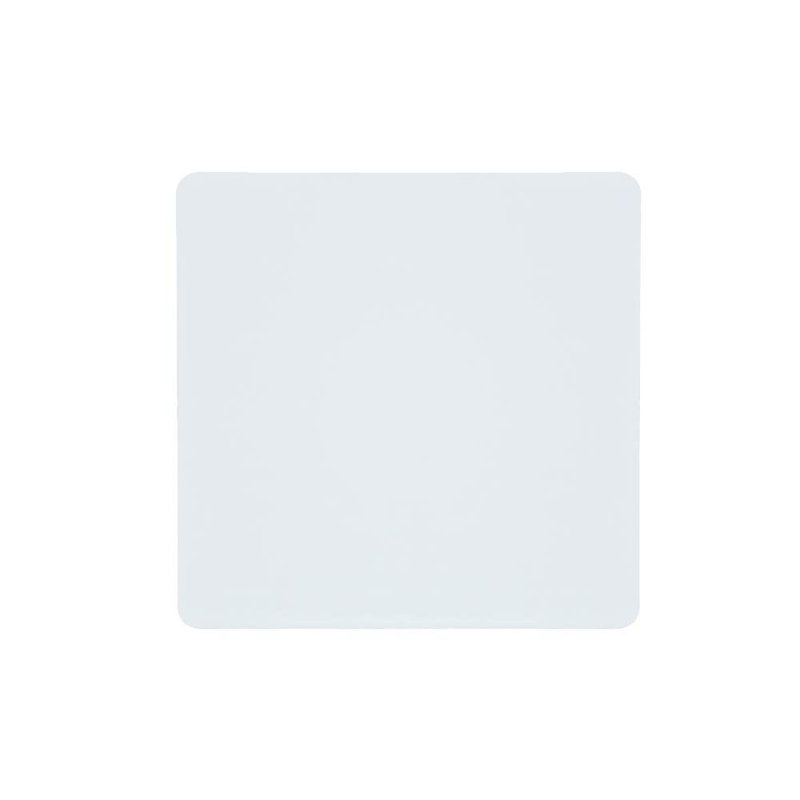 Tapis pour chaise carrée, L 44 po x P 44 po, Blanc