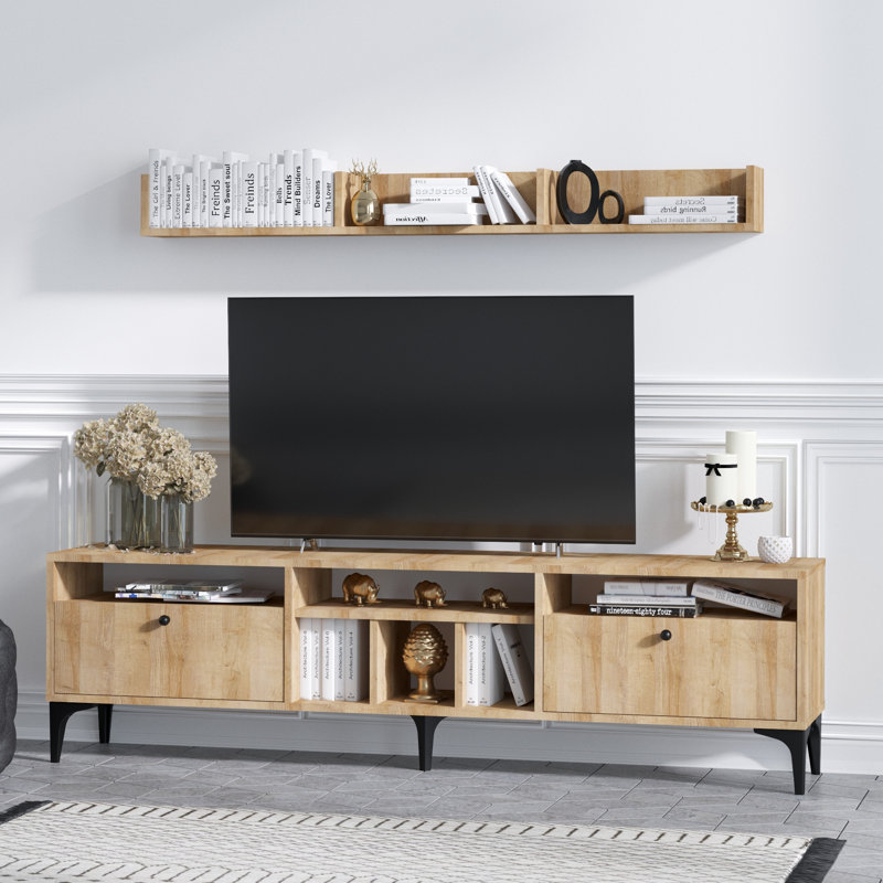 Alkaios Unfinished Entertainment Centre for TVs up to 55"