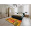 Tapis décoratif multicolore à motif abstrait-1346559283