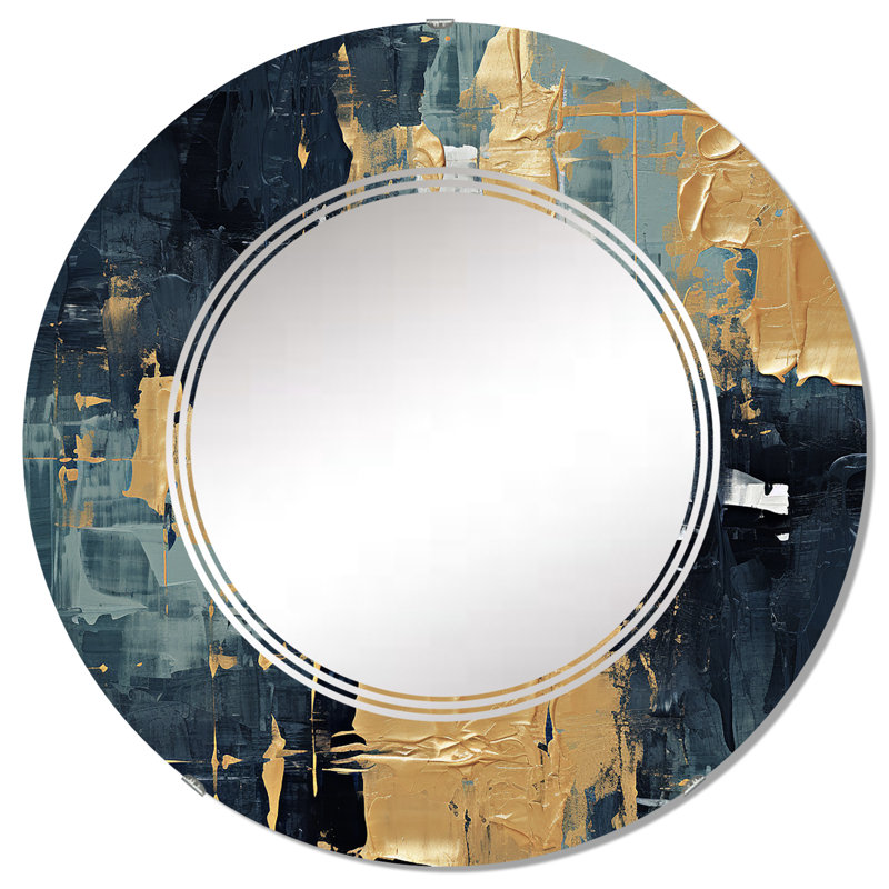 Miroir mural rond Caxton, 32 po x 32 po