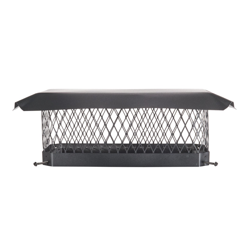 Capuchon de cheminée jalissa, H 7,75 po x l 18 po x P 9 po