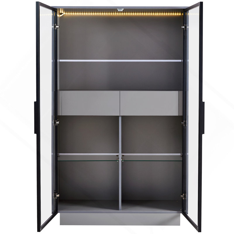 Vitrine multifonctionnelle moderne avec des fonctionnalités avancées pour une utilisation polyvalente