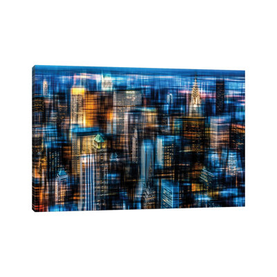 Steelpix Metal Canvas - Downtown II.B by Hannes Cmarits