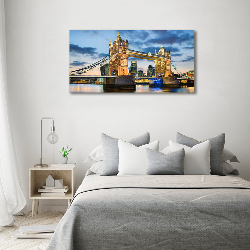 Tower Bridge London - Wrapped Canvas Print, 140cm H x 70cm W