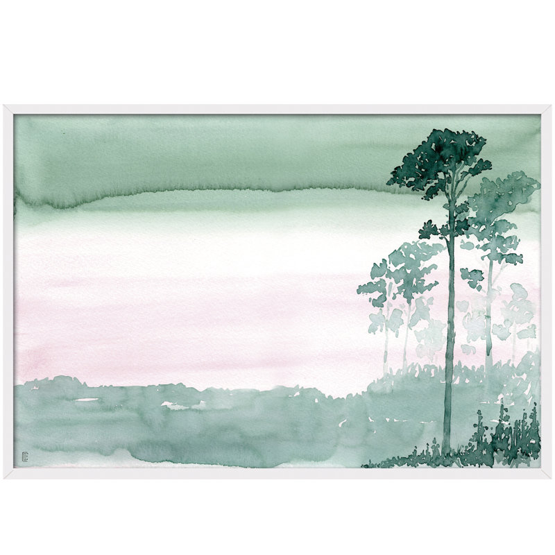Places Bosque III by César Ortiz Echagüe - Single Picture Frame Painting, 80cm H x 120cm W x 3cm D