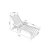 Outdoor Grey Lounge Chair Of 2. Oversized 5 Chaise With Wheels & Cup Holder. , Weather . . Simple Assembly. 500Lbs Weight Capacity. Modern Patio Furnishings 2Pcs Lounge. 5-Positions . Material. Easy-646427164-646427155