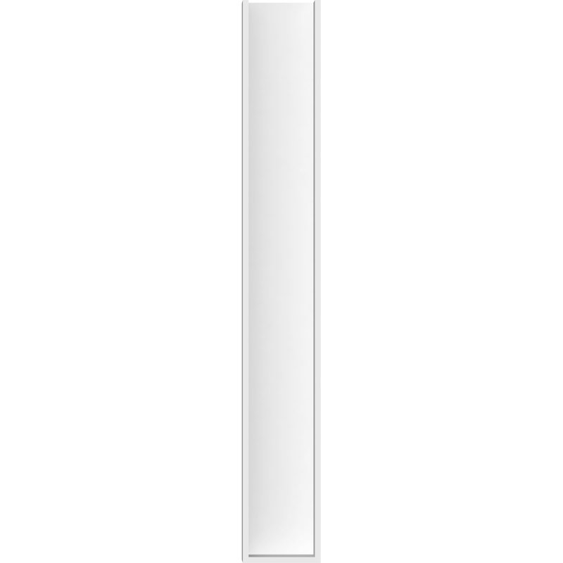 Persienne en PVC de qualité architecturale avec extrémités en bloc Thorton, H 36 po x P 36 po, L 5 po
