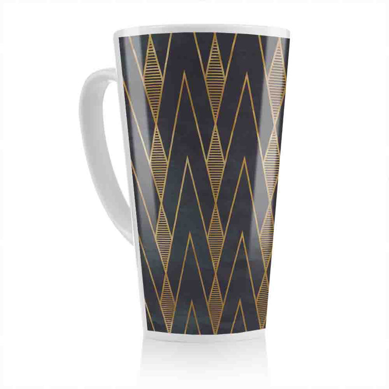 Geometreic Lines Latte Mug
