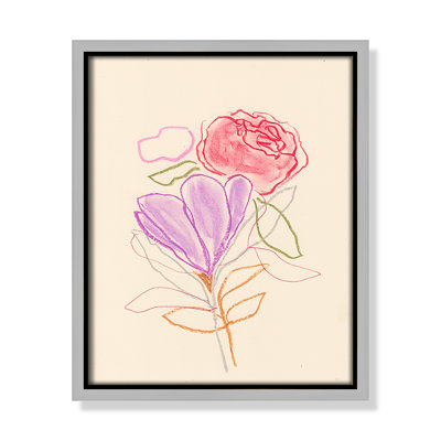 Simple Floral III Print by Bea Dina