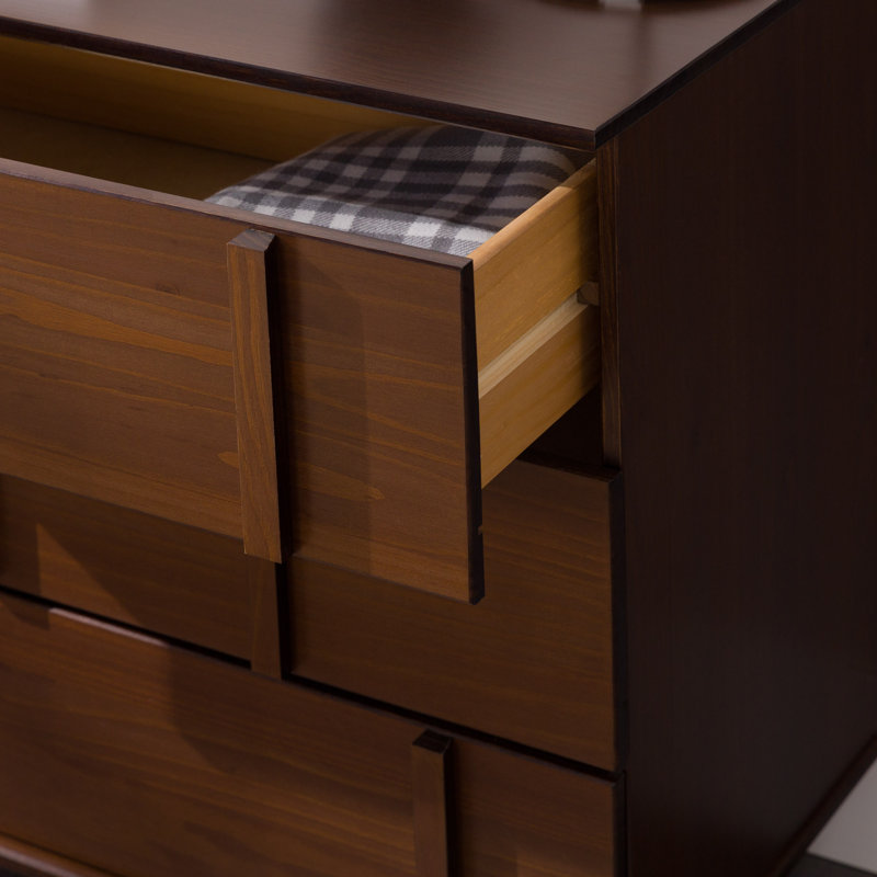 Lark Manor Aleyana Solid Wood 6-Drawer Double Dresser & Reviews | Wayfair