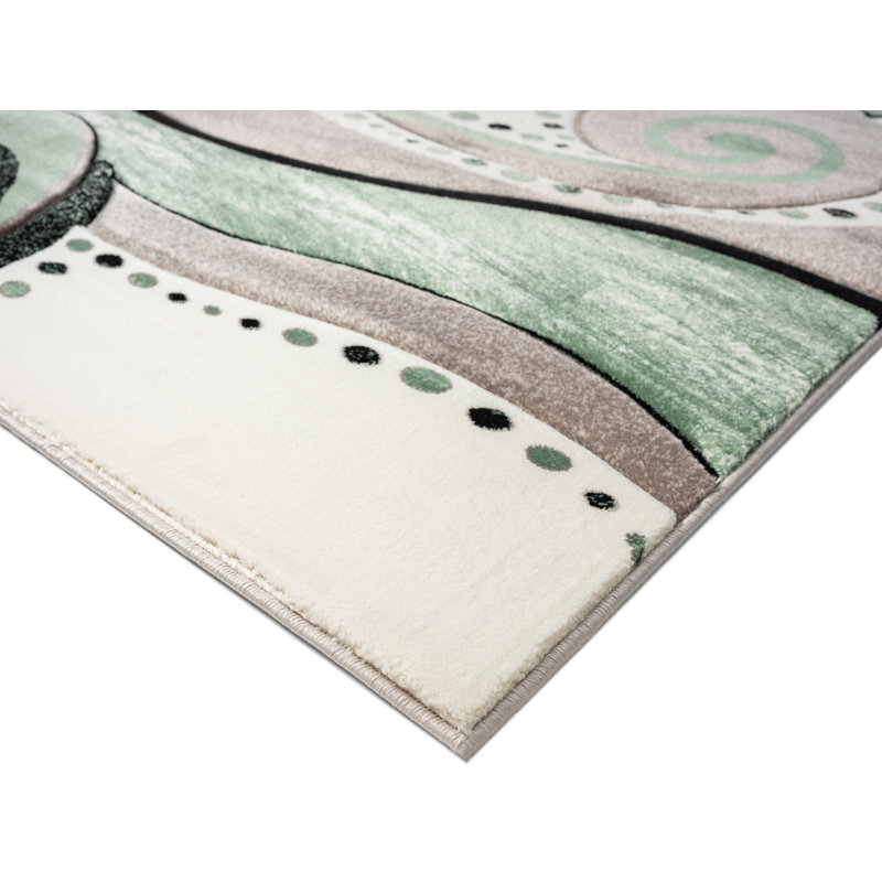 Nekizia Abstract Indoor Rug, Rectangle 2'1" x 3'3"