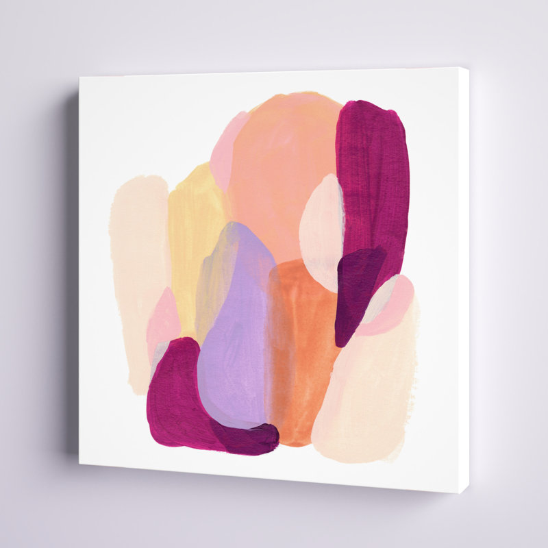 «Piquant Forms I» par June Erica Vess - peinture sur toile tendue, H 12 po x l 12 po