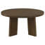 Ensemble de deux tables basses et d'appoint rondes Strouse en noyer foncé-1107408116-1107465503