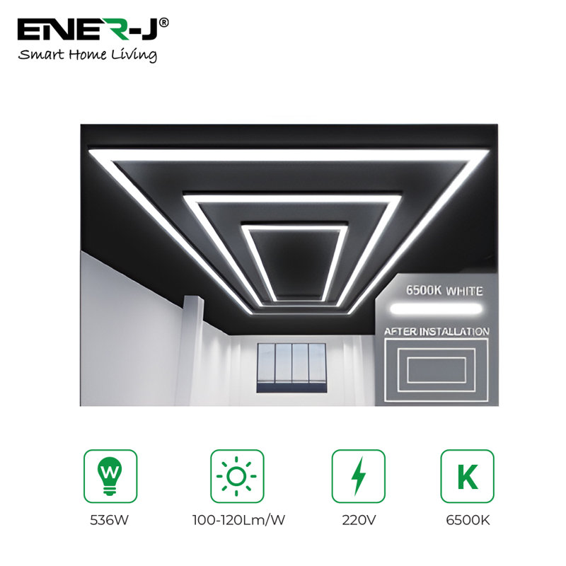 536W Designer Ceiling Lights with 2 Inner Frame and border