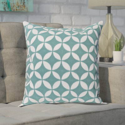 Geometric Cotton Reversible Pillow Cover