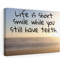 Life Is Short - Wrapped Canvas Print-467982318