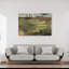 Landscape With Smokestacks, C.1890 Contemporary Flower Landscape Wall Art Print - Print-490890505
