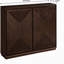 Armoire de rangement Mid-Century moderne, buffet avec rangement, armoire d'appoint étroite-684151375