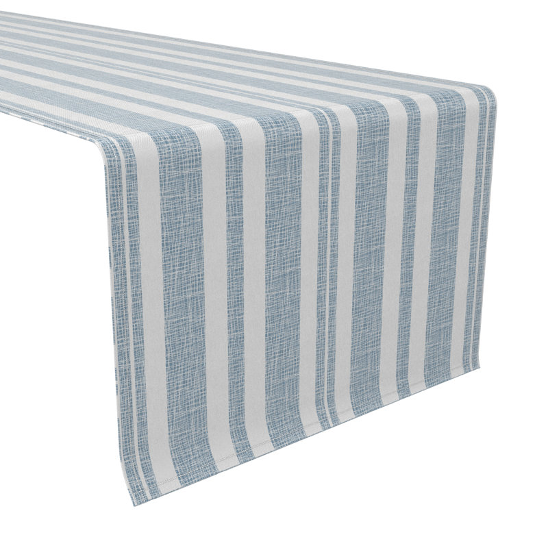 Matira Rectangular Striped Cotton Table Runner