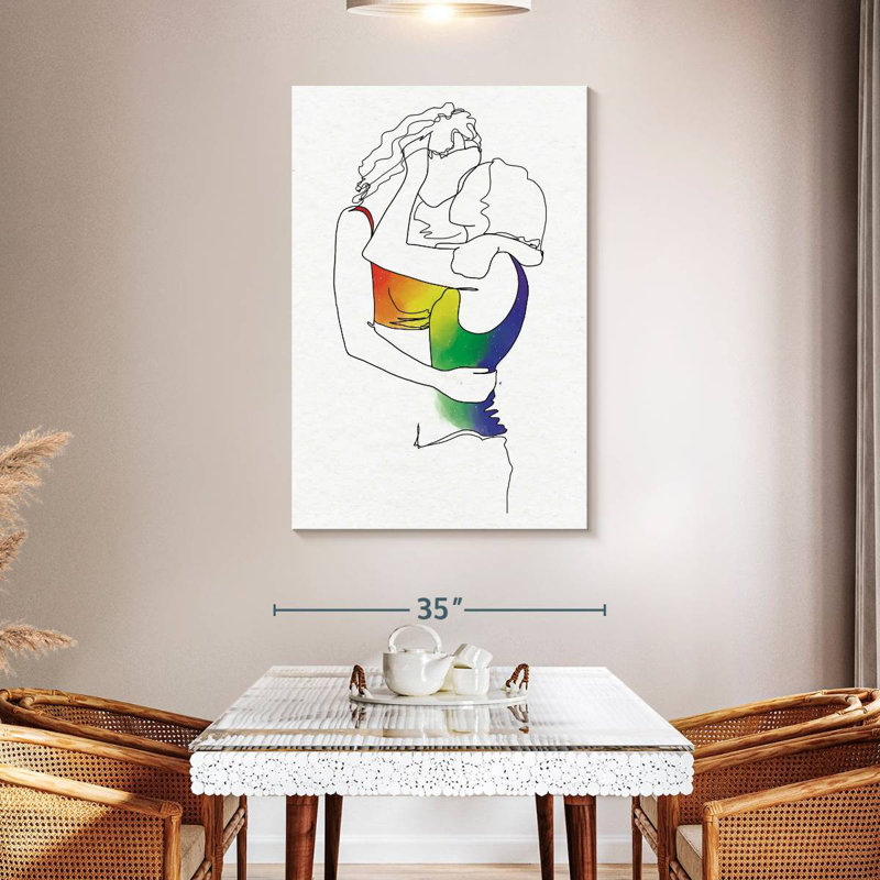 Lesbians In Love, 48" H x 32" W