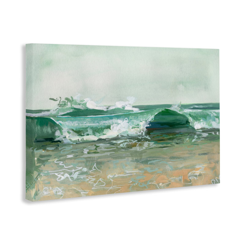 Toile marine Breaking Waves, conception de Brook Page, H 16 po x l 24 po