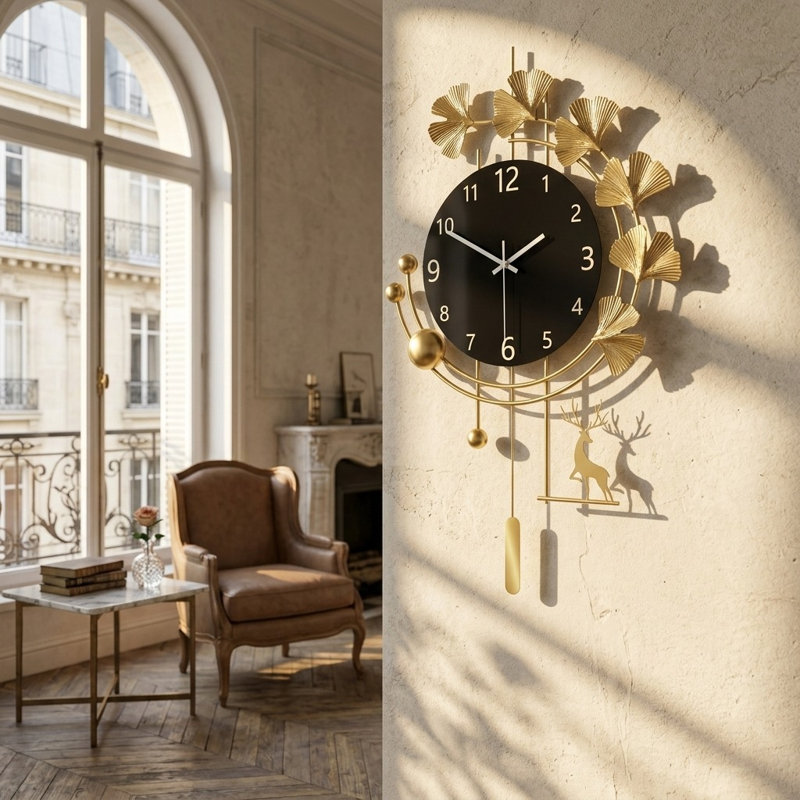 Iron Analogue Wall Clock