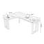 Bureau rectangulaire brun en bois massif-599822297-599822298