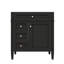 Meuble-lavabo de salle de bain 30 po sans lavabo supérieur, armoire de rangement moderne avec 2 tiroirs et un tiroir basculant-1719559724