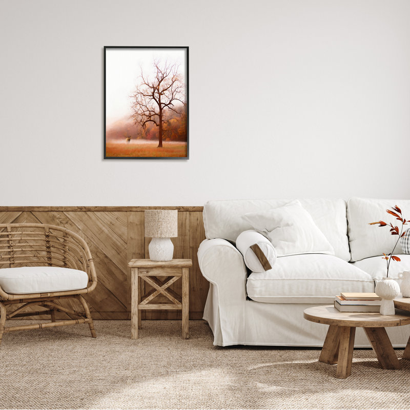 Automne, pré, paysage sauvage, Mo, par Phburchett, 963, Giclée encadrée noir minuit, H 30 po x l 24 po x P 1,5 po