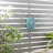 Metal Indoor Outdoor Sun Teal Wall Decor with Wire Frame-106889132
