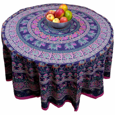 Murad Cotton Elephant Tablecloth