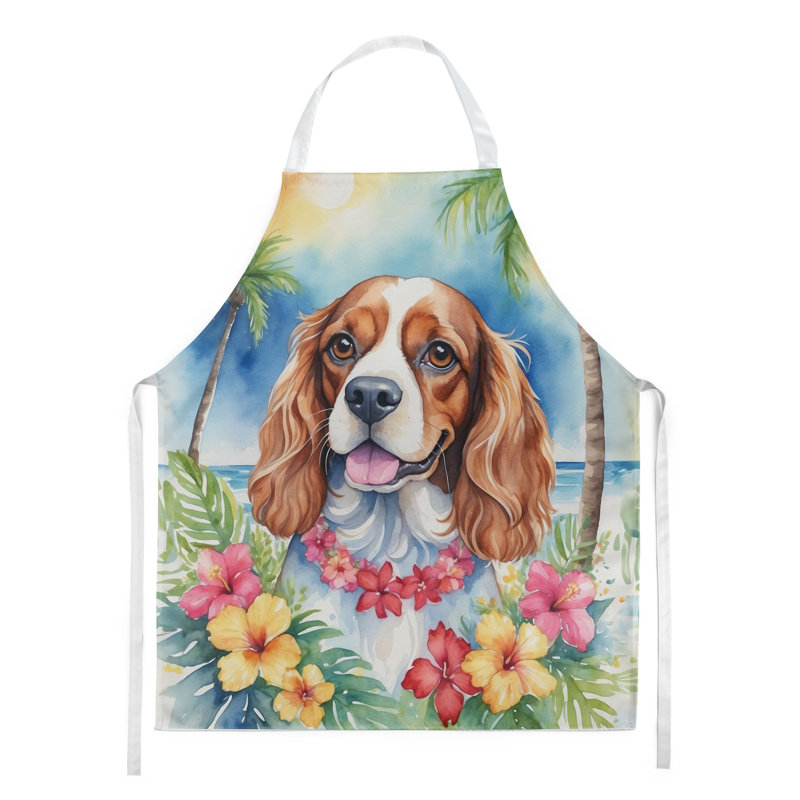 Tablier Cavalier Spaniel Luau