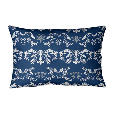 Damask Reversible Pillow Cover