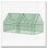 Serre portative de 6 pi x 3 pi x 3 pi Outsunny, serre de jardin avec 2 housses en PE / plastique, structure en acier et 2 fenêtres à enroulement, vert