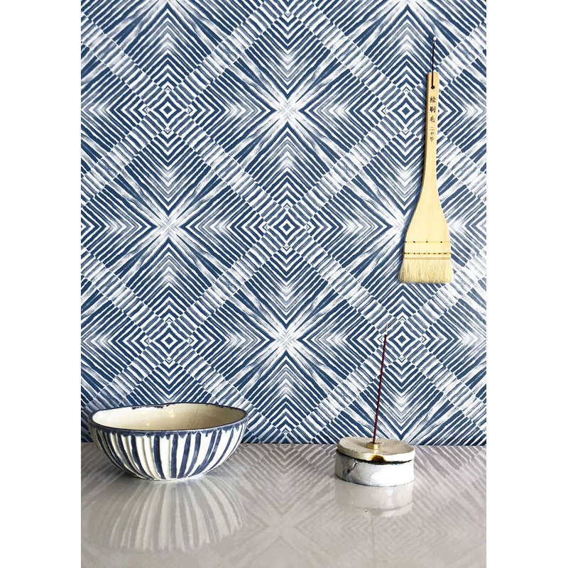 Abra Afloat 10' L x 24" W Wallpaper Roll, Self-adhesive