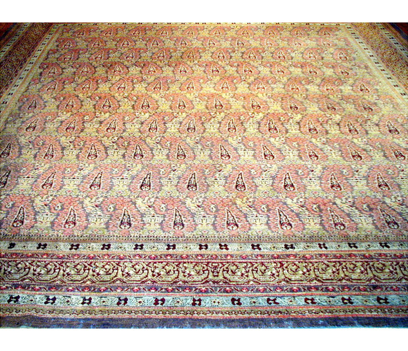 One-of-a-Kind 12'7" Hand Knotted Area Rug