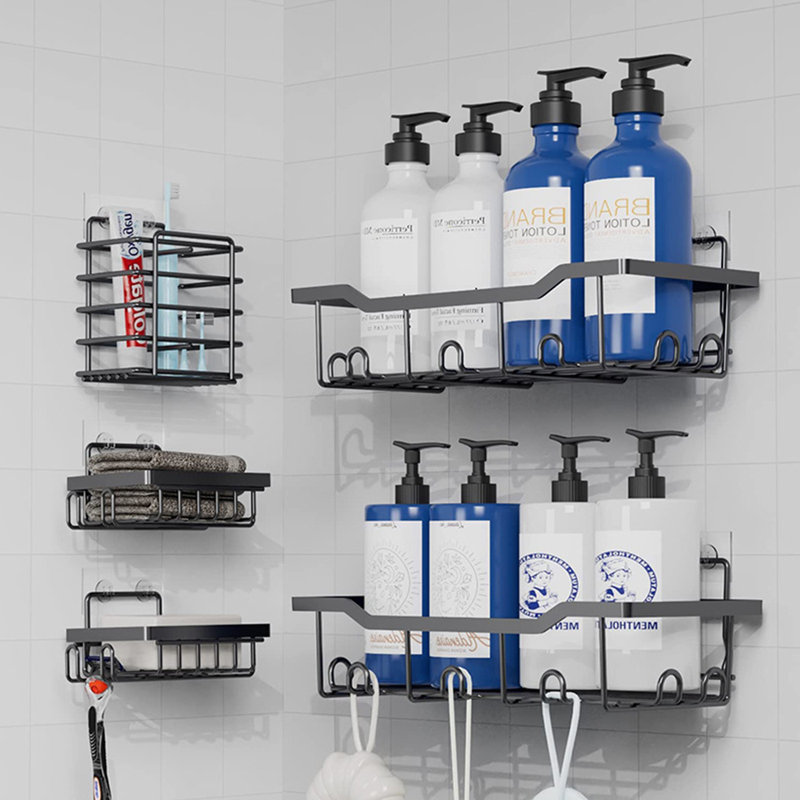 Tablettes murales de salle de bain Mangume
