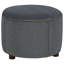 Cameron 23" Wide Round Standard Ottoman-1047115958-1047115820