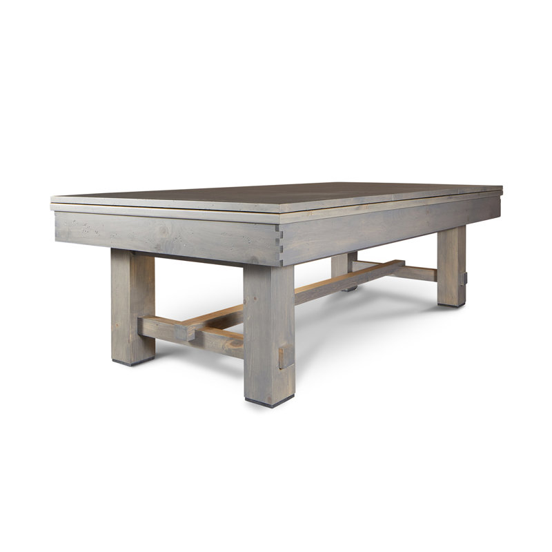 Churchill Slate 7' Pool Table with Professional Installation Included, Burgundy