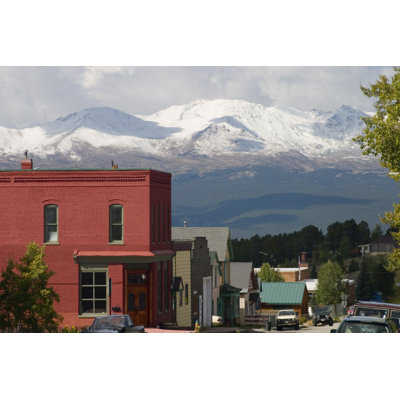 Historic Leadville Colorado by SWKrullImaging - Wrapped Canvas Print