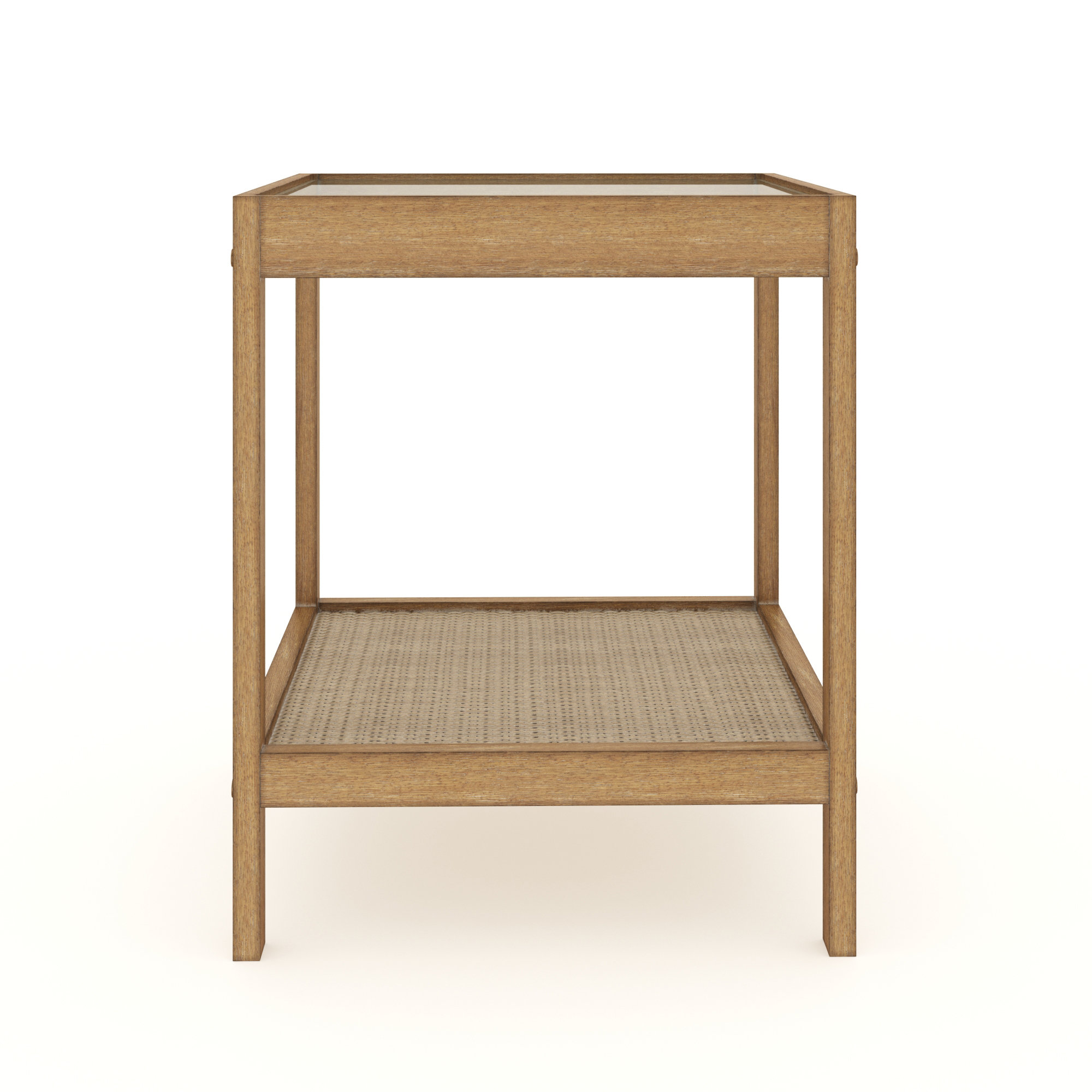 Bayou Breeze Emmie Glass Top End Table & Reviews Wayfair Canada