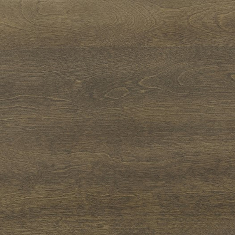 Grand lit plateforme Live-Edge Inspired avec tables de chevet intégrées et tête de lit enchanteresse brune au fini foncé